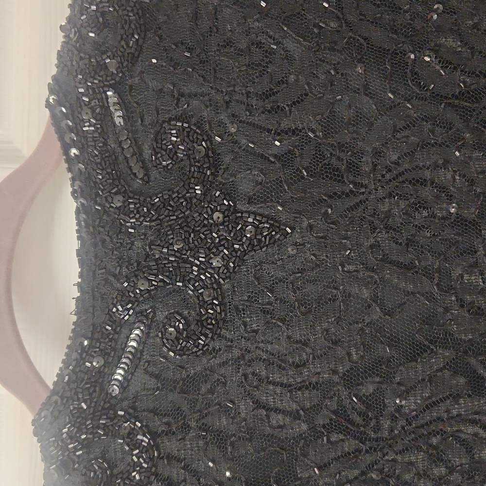 Vintage Sequin cropped dress jacket - Picture 4 of 6